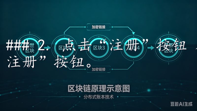 ### 2. 点击“注册”按钮 在官网首页，找到并点击“注册”按钮。