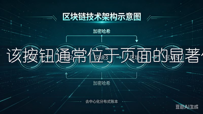 该按钮通常位于页面的显著位置。