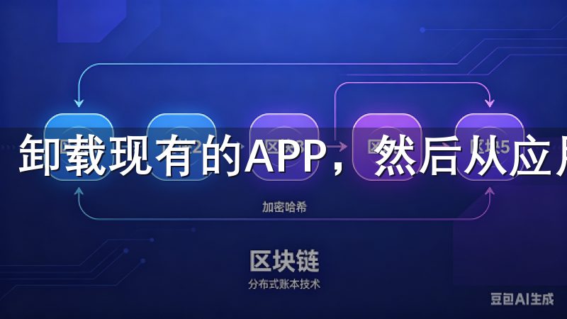 卸载现有的APP，然后从应用商店重新下载并安装最新版本。