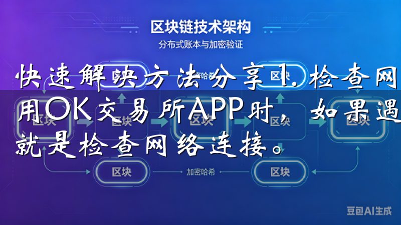 快速解决方法分享 1. 检查网络连接：确保稳定连接 在使用OK交易所APP时，如果遇到登录失败的问题，首先要做的就是检查网络连接。