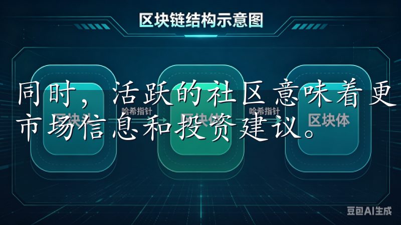 同时，活跃的社区意味着更多的交流和分享，有助于获取更多的市场信息和投资建议。