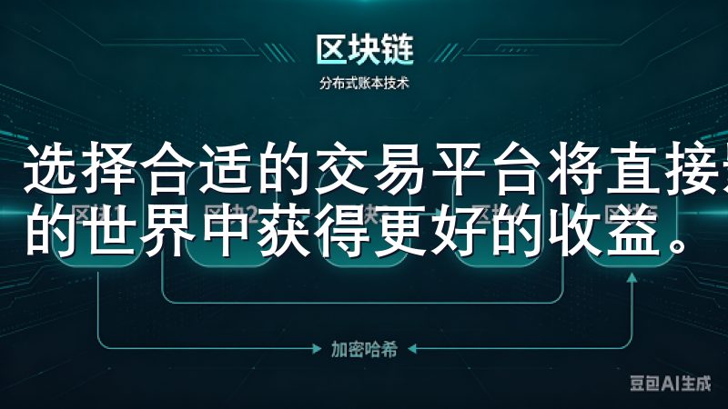 选择合适的交易平台将直接影响您的投资结果，帮助您数字货币的世界中获得更好的收益。