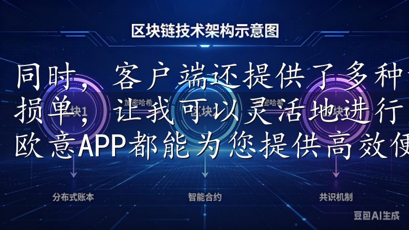 同时，客户端还提供了多种订单类型，包括限价单、市价单和止损单，让我可以灵活地进行交易无论您是新手还是资深投资者，欧意APP都能为您提供高效便捷的交易体验。