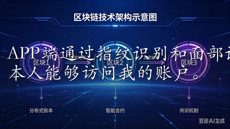 APP端通过指纹识别和面部识别等生物识别技术，确保只有我本人能够访问我的账户。