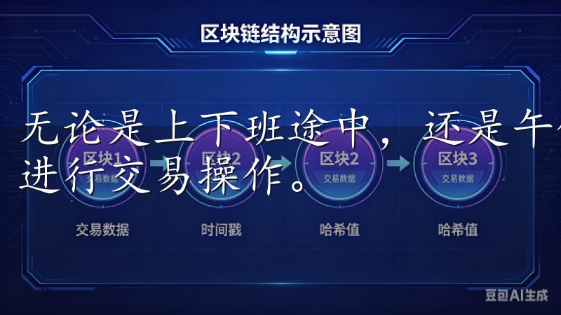 无论是上下班途中，还是午休时间，我都可以随时随地通过手机进行交易操作。