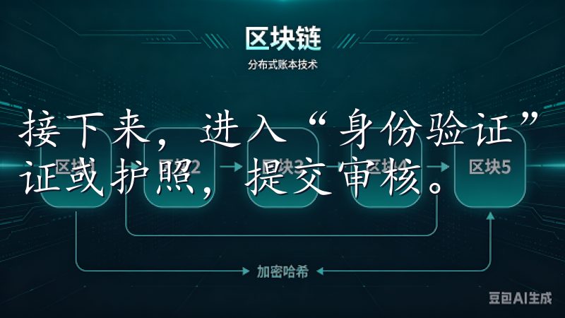 接下来，进入“身份验证”页面，上传有效的身份证件，如身份证或护照，提交审核。