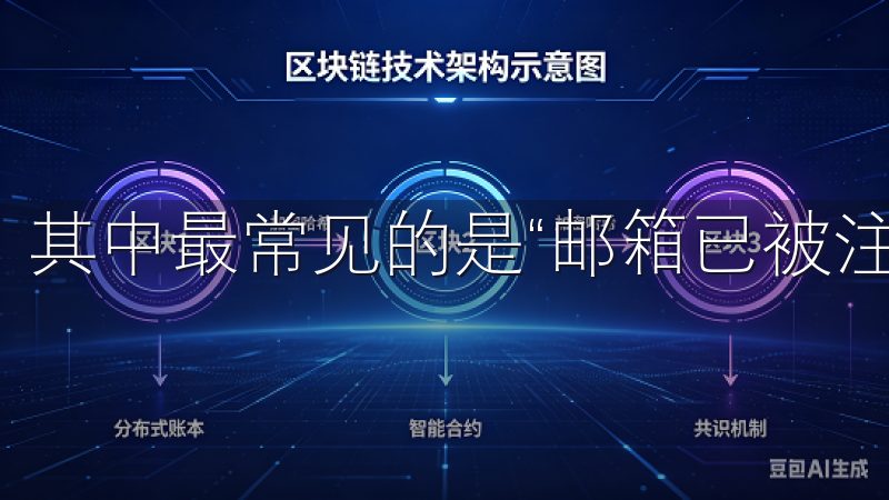 其中最常见的是“邮箱已被注册”的提示。