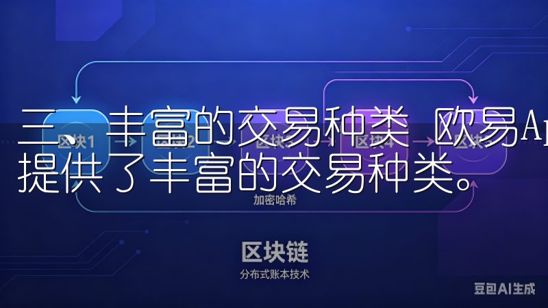 三、丰富的交易种类 欧易App不仅用户体验上表现优异，还提供了丰富的交易种类。