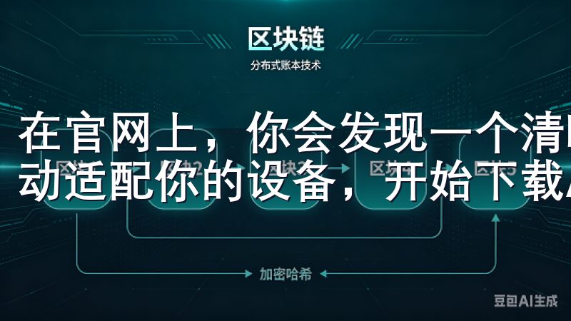 在官网上，你会发现一个清晰的下载按钮，点击后，系统将会自动适配你的设备，开始下载APK文件。