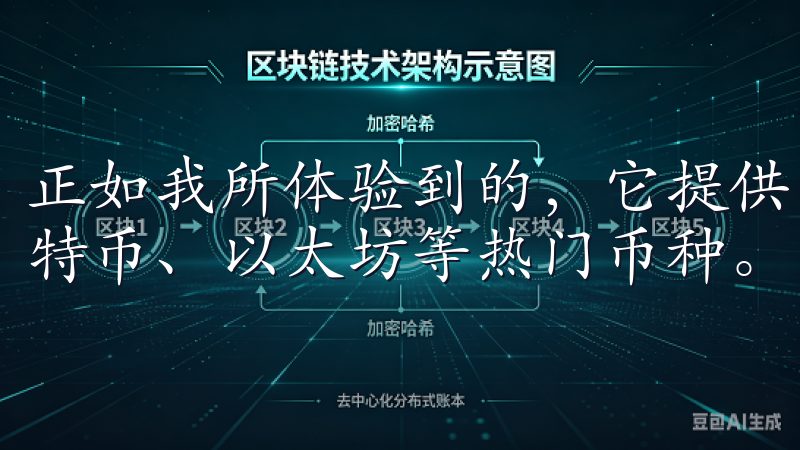 正如我所体验到的，它提供了多种数字货币的交易选择，包括比特币、以太坊等热门币种。