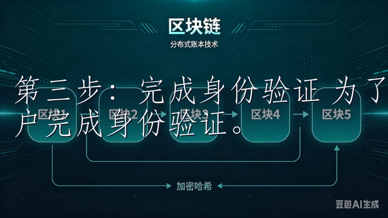 第三步：完成身份验证 为了确保交易安全，OK交易所要求用户完成身份验证。