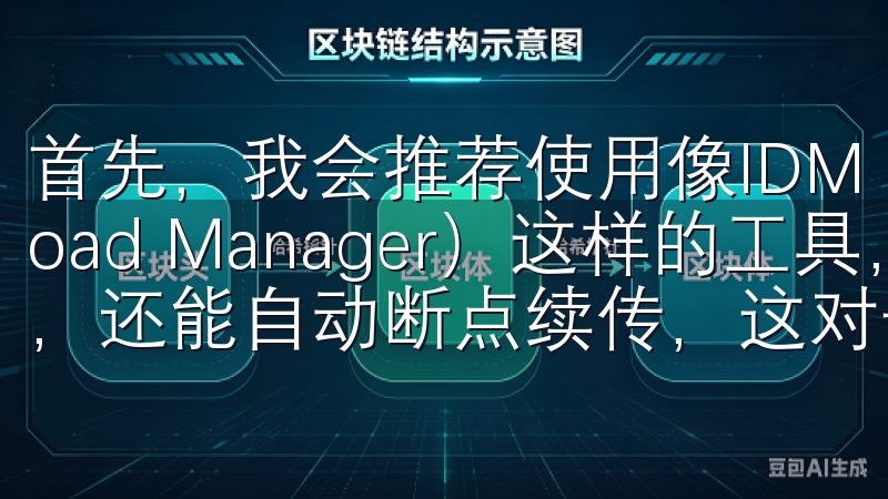 首先，我会推荐使用像IDM（Internet Download Manager）这样的工具，它不仅支持多线程下载，还能自动断点续传，这对于大文件的下载尤为重要。