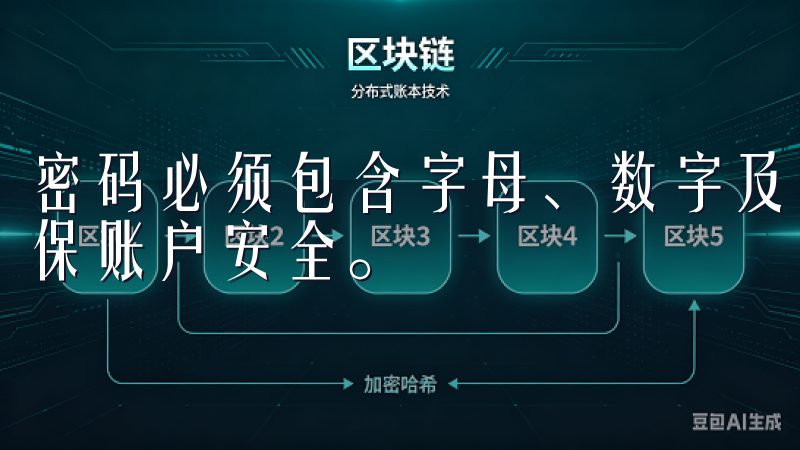 密码必须包含字母、数字及特殊字符，且长度不少于8位，以确保账户安全。
