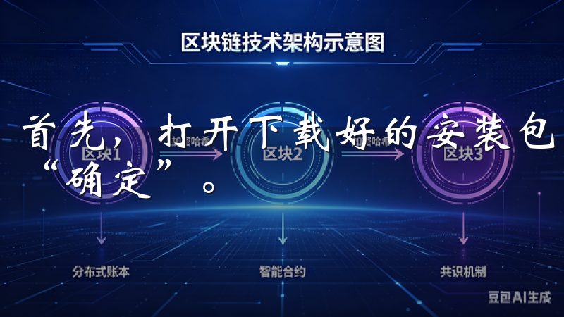 首先，打开下载好的安装包，系统会提示你是否进行安装，点击“确定”。