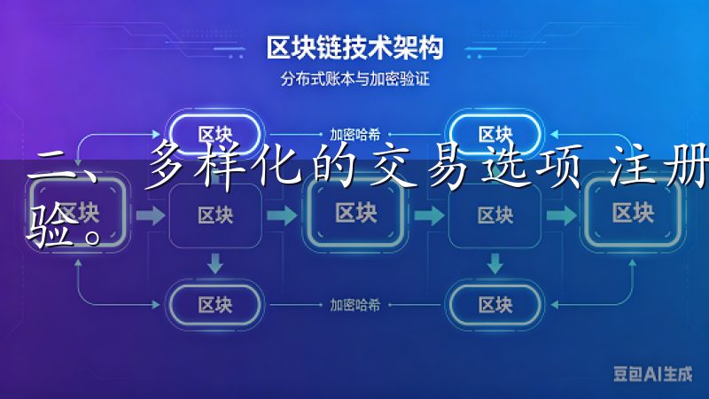 二、多样化的交易选项 注册完成后，你将享受到丰富的交易体验。