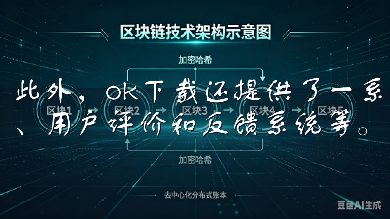 此外，ok下载还提供了一系列的增值服务，比如软件更新提醒、用户评价和反馈系统等。