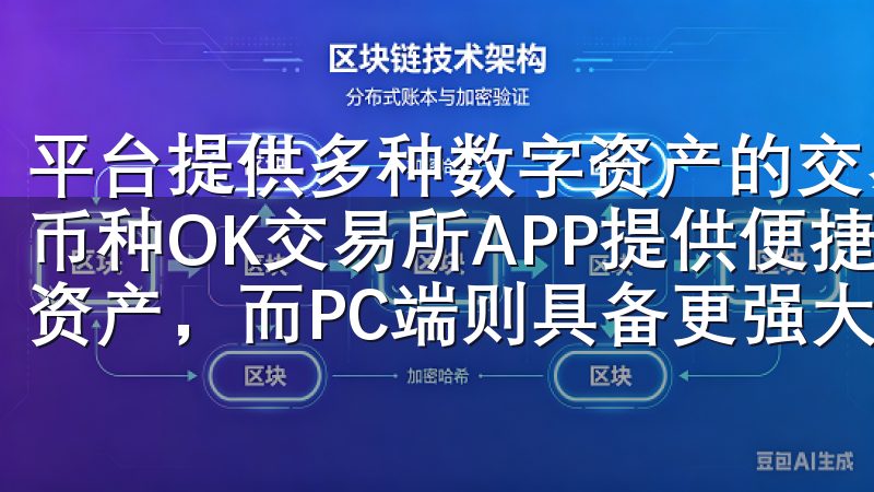 平台提供多种数字资产的交易，包括比特币、以太坊及其他新兴币种OK交易所APP提供便捷的移动交易体验，随时随地管理资产，而PC端则具备更强大的数据分析工具与界面显示。