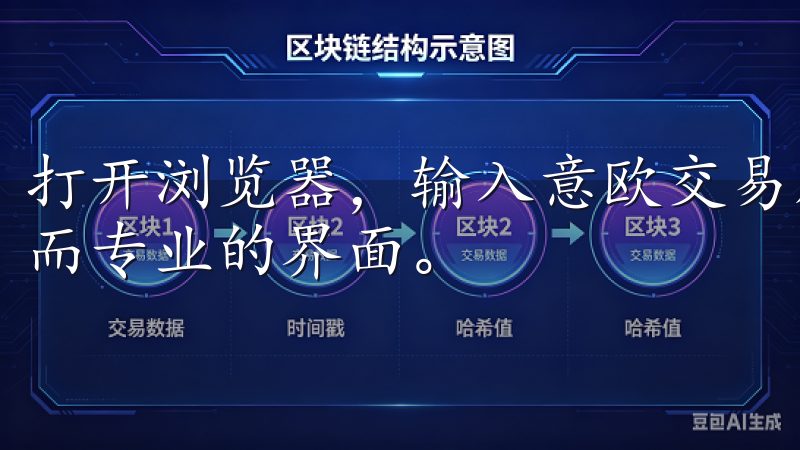 打开浏览器，输入意欧交易所的网址，很快你就会看到一个简洁而专业的界面。