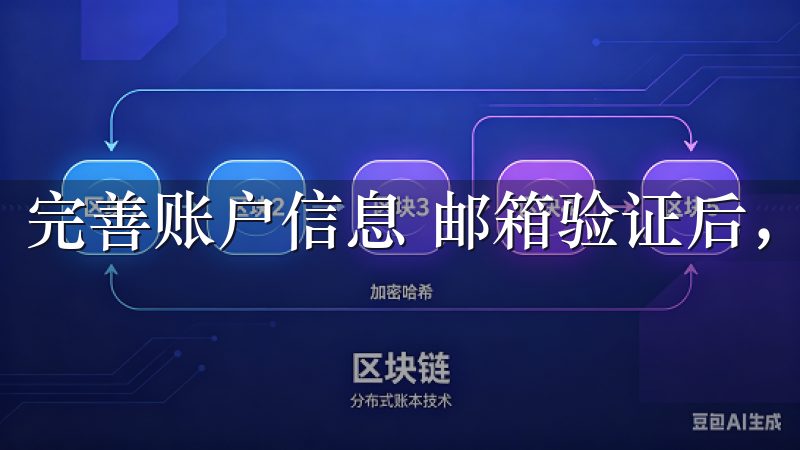 完善账户信息 邮箱验证后，您将被引导至个人中心。
