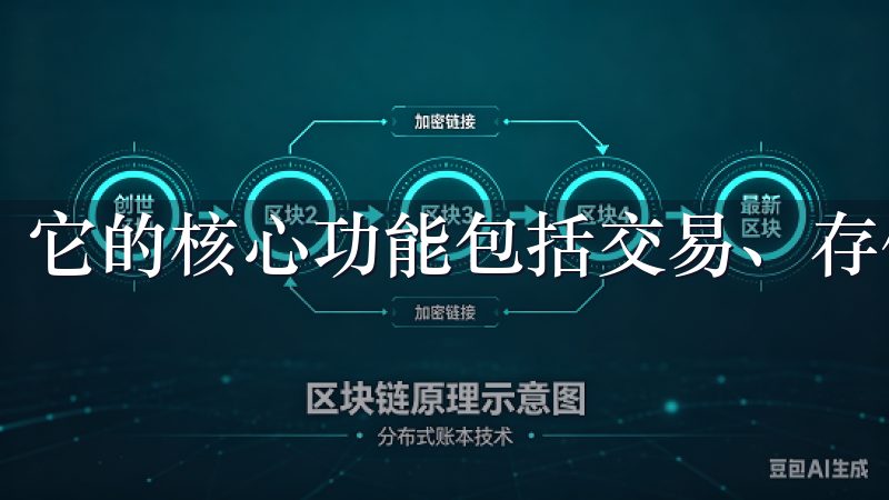 它的核心功能包括交易、存储和安全保障。
