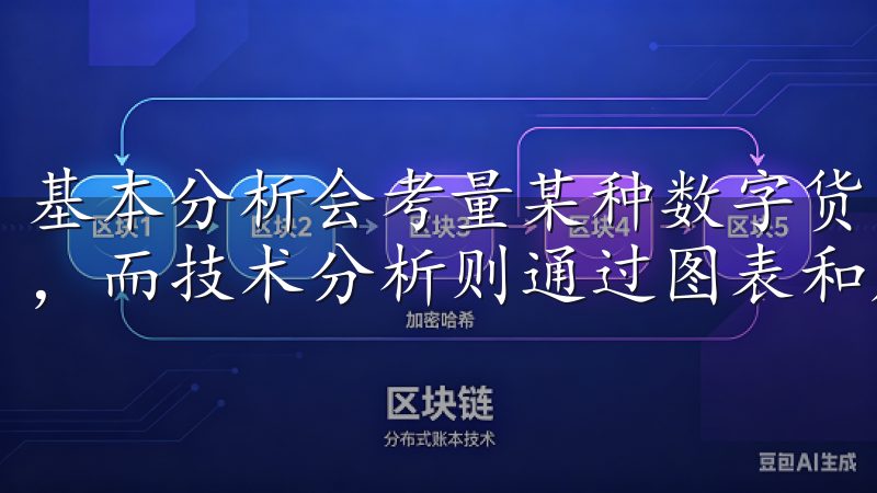 基本分析会考量某种数字货币的技术背景、团队实力和行业前景，而技术分析则通过图表和历史数据观察价格模式。