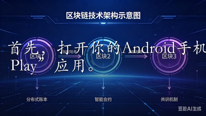 首先，打开你的Android手机或平板上的“Google Play”应用。