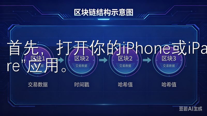 首先，打开你的iPhone或iPad上的“App Store”应用。
