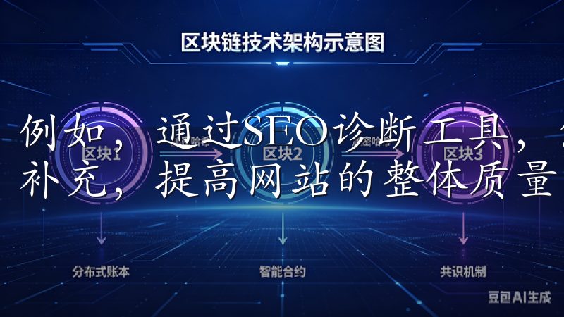 例如，通过SEO诊断工具，您可以发现网站内容的不足，及时补充，提高网站的整体质量，从而提升百度的收录效果。