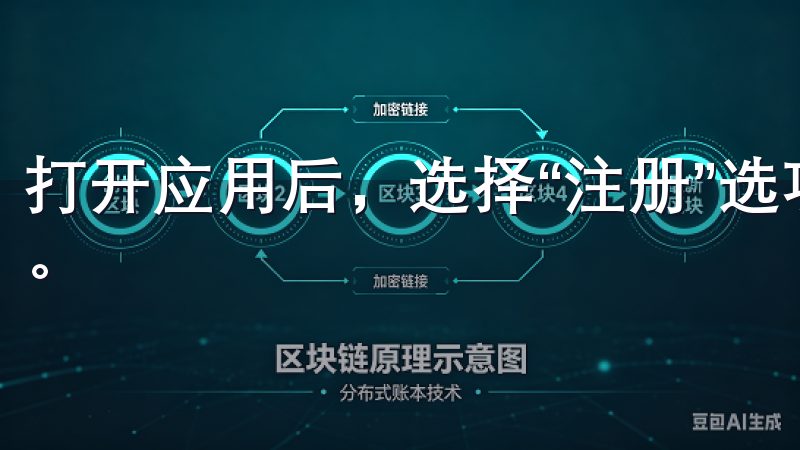 打开应用后，选择“注册”选项，输入您的电子邮箱和设置密码。