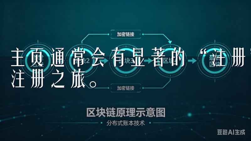 主页通常会有显著的“注册”按钮，点击进入后，就能开始你的注册之旅。