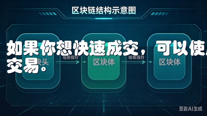 如果你想快速成交，可以使用市价单，直接以当前市场价格进行交易。