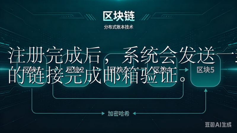 注册完成后，系统会发送一封验证邮件到你的邮箱，点击邮件中的链接完成邮箱验证。