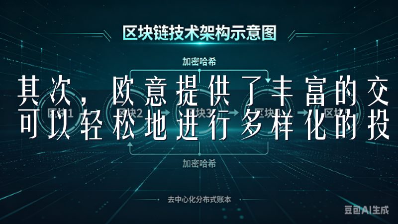 其次，欧意提供了丰富的交易对和高效的交易体验，这意味着我可以轻松地进行多样化的投资组合管理。
