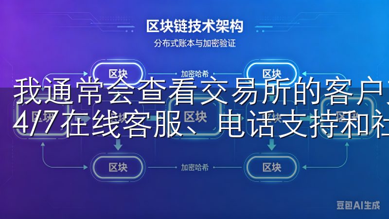 我通常会查看交易所的客户支持渠道是否多样，比如是否提供24/7在线客服、电话支持和社区论坛等。