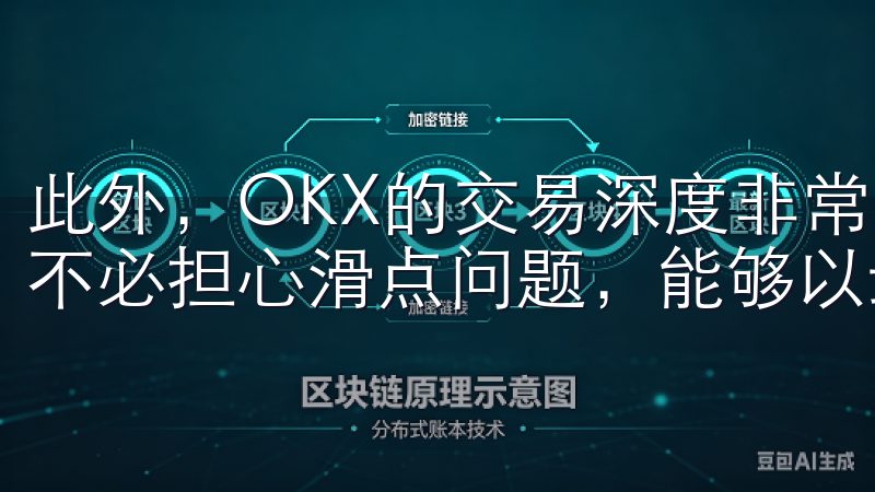 此外，OKX的交易深度非常大，流动性充足，这让我在交易时不必担心滑点问题，能够以最优的价格完成交易。