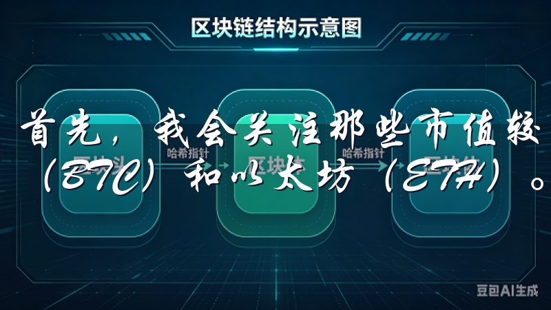 首先，我会关注那些市值较大、流动性好的主流币种，如比特币（BTC）和以太坊（ETH）。