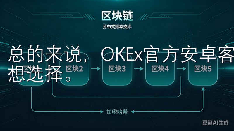 总的来说，OKEx官方安卓客户端是您进行加密货币交易的理想选择。