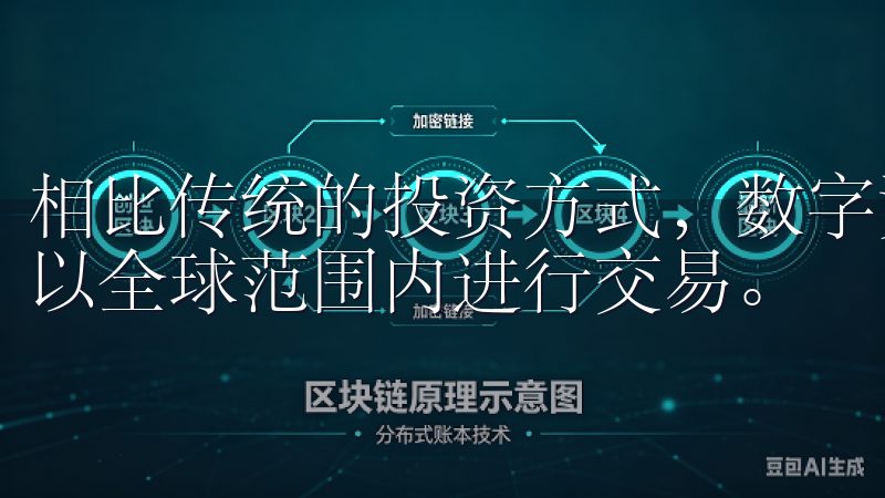 相比传统的投资方式，数字资产更具灵活性和透明度，让人们可以全球范围内进行交易。