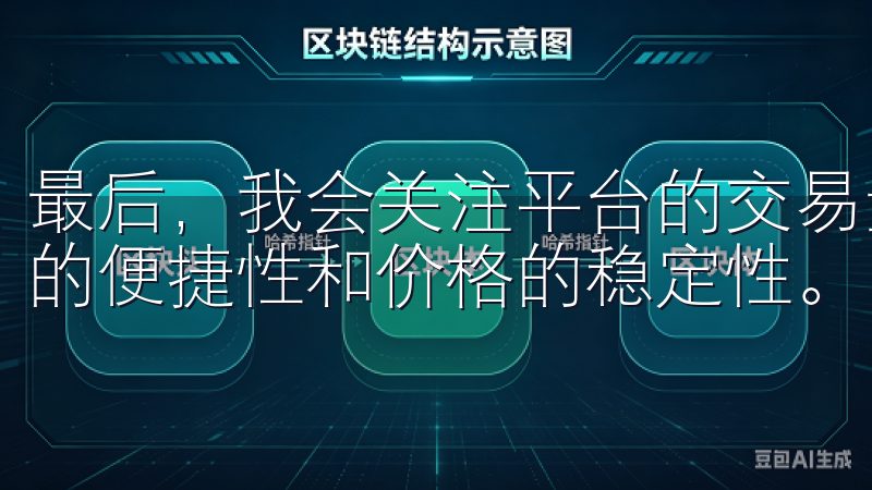 最后，我会关注平台的交易量和流动性，因为这直接影响到交易的便捷性和价格的稳定性。