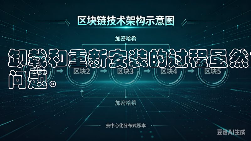 卸载和重新安装的过程虽然简单，但往往能解决很多看似复杂的问题。