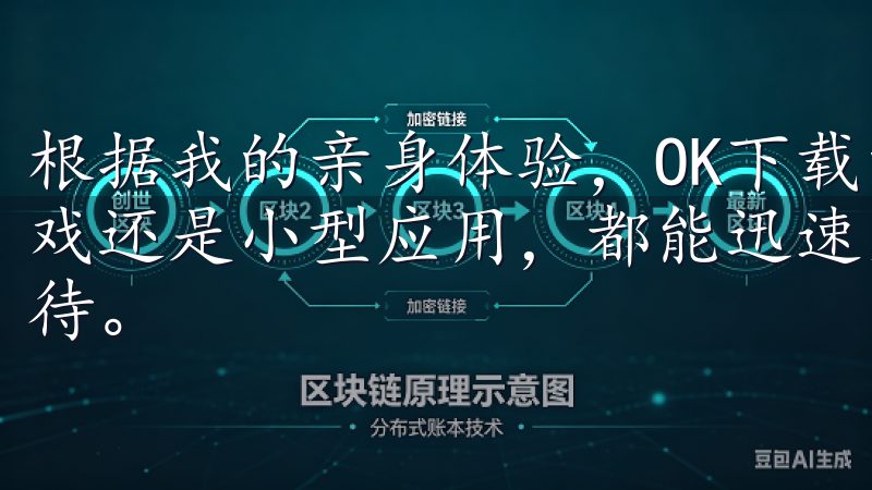 根据我的亲身体验，OK下载的下载速度非常快，不论是大型游戏还是小型应用，都能迅速完成下载，让我不必再忍受漫长的等待。