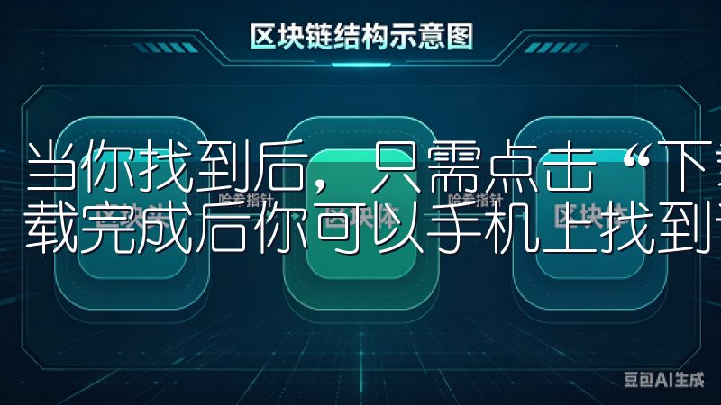 当你找到后，只需点击“下载”按钮，整个过程会异常简单，下载完成后你可以手机上找到该应用图标。