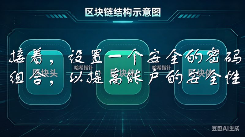 接着，设置一个安全的密码，建议使用字母、数字和特殊字符的组合，以提高账户的安全性。