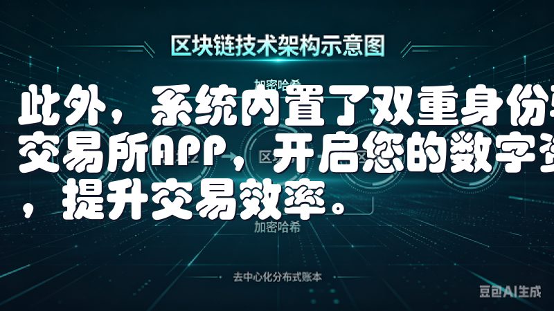 此外，系统内置了双重身份验证，增加了账户的安全性下载欧易交易所APP，开启您的数字资产投资之旅，获取更多市场机会，提升交易效率。