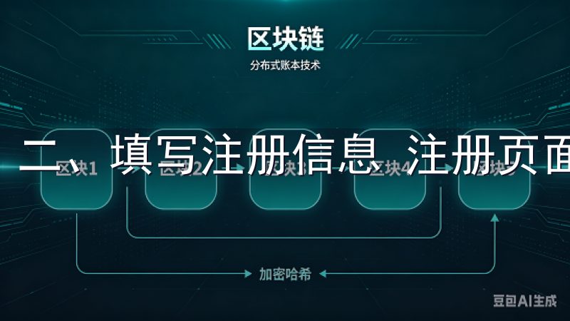 二、填写注册信息 注册页面，你需要提供一些基本信息。