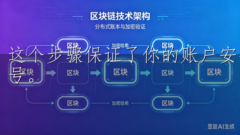 这个步骤保证了你的账户安全，确保只有真正的用户能够激活账号。