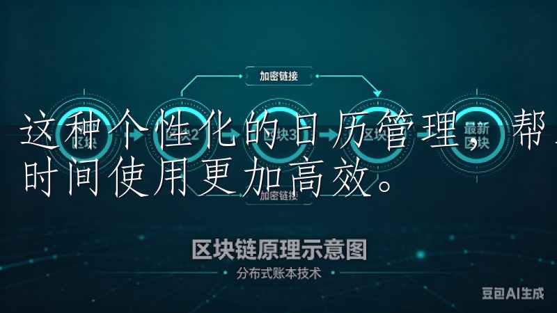 这种个性化的日历管理，帮助我轻松掌控了日常工作，使得我的时间使用更加高效。
