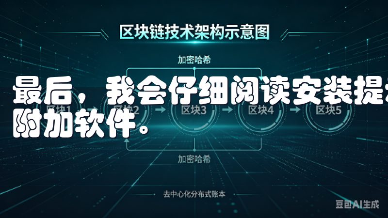 最后，我会仔细阅读安装提示，避免在安装过程中勾选不必要的附加软件。