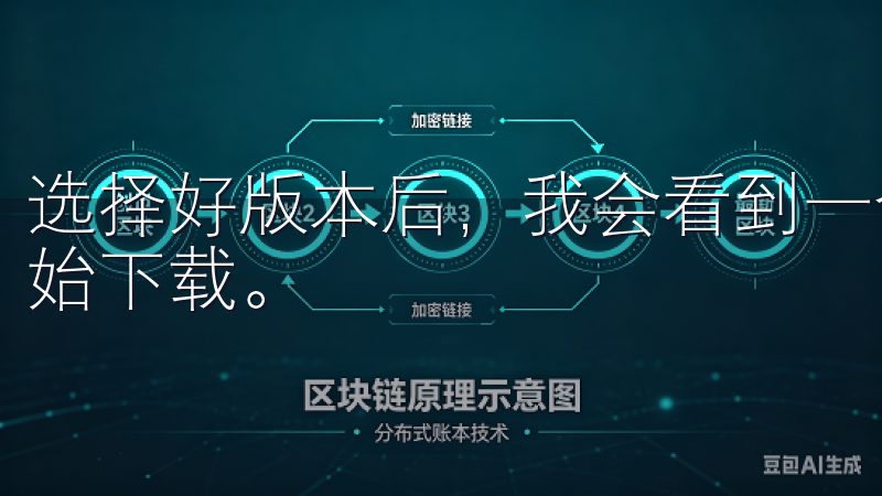选择好版本后，我会看到一个“立即下载”按钮，点击它即可开始下载。