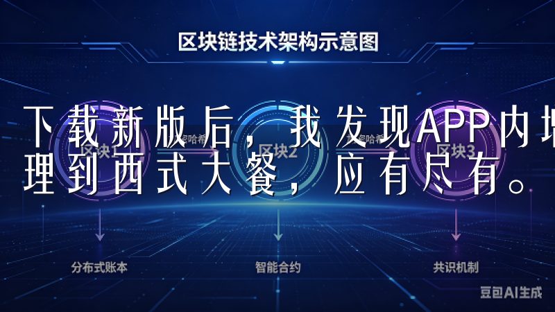 下载新版后，我发现APP内增加了更多的美食分类，从中式料理到西式大餐，应有尽有。